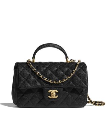 Chanel Mini Flap Bag With Top Handle