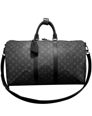 Louis Vuitton Keepall Bandouliere 50 M40603 Black